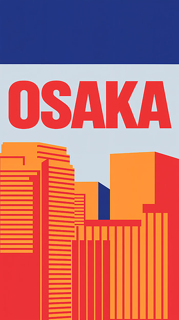 Vibrant Osaka , cityscape, skyline, architecture HD phone wallpaper