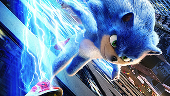 Sonic the Hedgehog Movie, Blue blur hero, Live-action adaptation, Action-packed adventure HD wallpaper