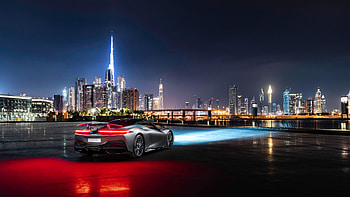 Pininfarina Battista in Dubai 2019 HD wallpaper