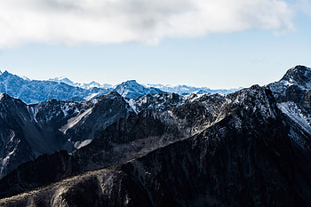 Nature, Vertex, Top, Canada, Snow Covered, Snowbound, Mountain Askom, Mount Ascom HD wallpaper