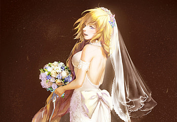 Ruler, artwork, fate series HD wallpaper