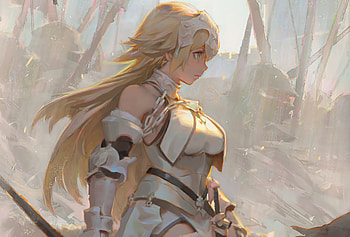 Fate apocrypha, jeanne d'Arc, ruler HD wallpaper