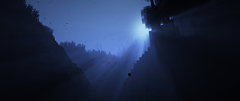 Drowned Shaders 3, Minecraft, Shaders, water, underwater, blue HD wallpaper