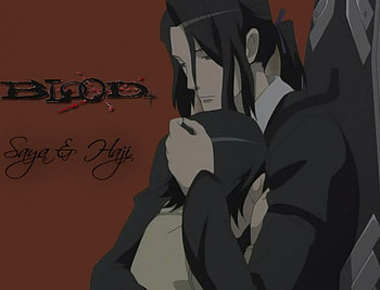 hayji&saya (i will hold you forever), grey, red HD wallpaper