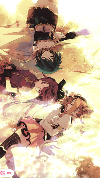 Madoka Magica, Anime, Magical girls, Fantasy HD phone wallpaper