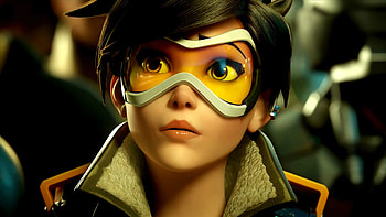 Beautiful, online game, tracer, overwatch, curious HD wallpaper
