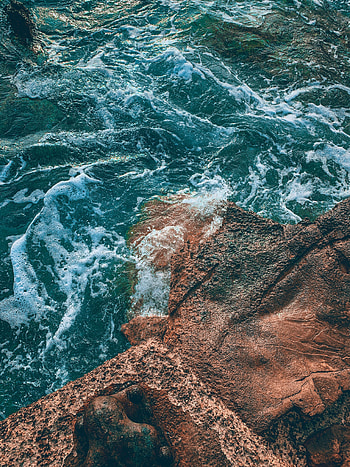 Nature, Water, Sea, Waves, Rock, Stone HD phone wallpaper