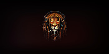 Lion Smoking Artwork, lion, animals, artist, artwork, digital-art HD wallpaper