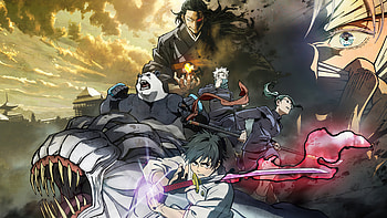 Maki Zenin Panda Rika Orimoto Satoru Gojo Suguru Geto Toge Inumaki Jujutsu Kaisen HD wallpaper