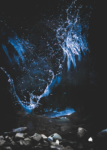 Water, Stones, Pebble, Macro, Spray, Splash HD phone wallpaper