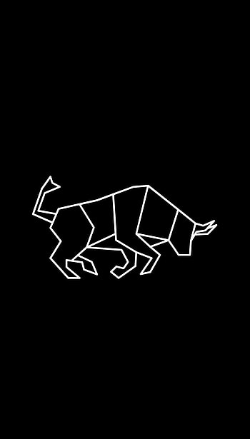 Bull, ardtun, boğa, art, hayvan, black, hayvanlar HD phone wallpaper