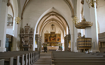 Church in Germany, Christianity, interior, Germany, church HD wallpaper