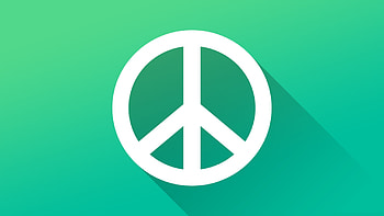 Peace sign, , Artistic, Neon HD wallpaper