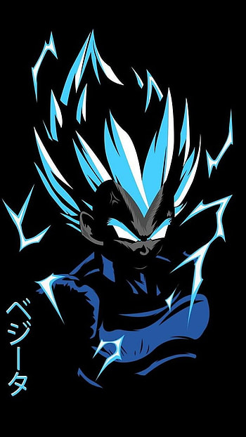 Blue Vegeta, art, dbz HD phone wallpaper