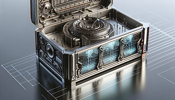 Futuristic Music Box, music box, technology, Sci Fi HD wallpaper