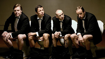 Preview die fantastischen vier, suits, pants, wc, look HD wallpaper