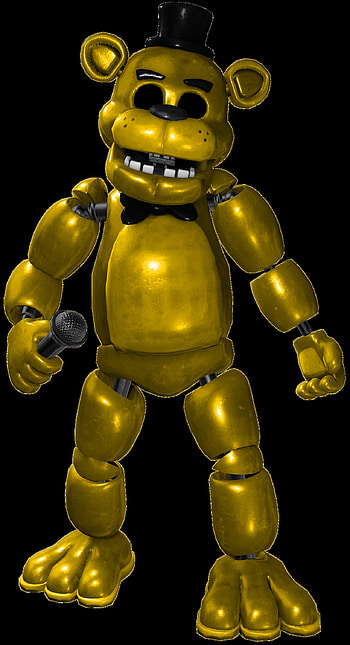 Golden freddy, head, standing HD phone wallpaper