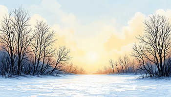 Winter Sunrise: A Stunning Ultra, winter sunrise, winter, snow, landscape, sunrise HD wallpaper