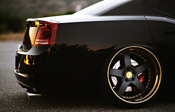 Tuned Car Black, car, black, modified, tuned HD wallpaper