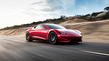 Roadster 2, Tesla HD wallpaper