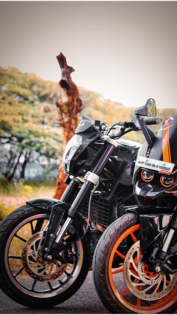 Ktm, dual duke bike HD phone wallpaper