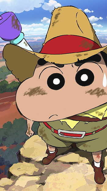 Shinchan And Doraemon, Fighting, Shinchan Hat HD phone wallpaper