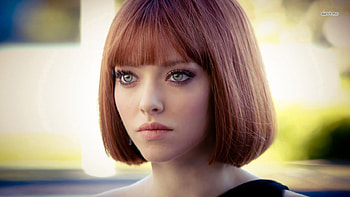 amanda, short hair, model, look, red HD wallpaper