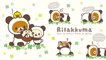 Panda Rilakkuma HD wallpaper