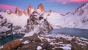 Snowy Mountains , mountains, snow, nature HD wallpaper