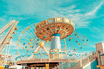 Swing carousel, Dario preger, Color graph, Summer vibes HD wallpaper