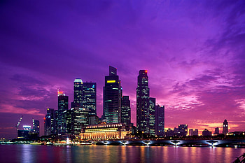 Singapore City Skycrapper, singapore, city, world, beautiful-places HD wallpaper