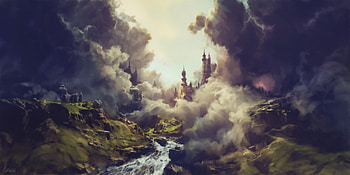 fantasy, castle HD wallpaper