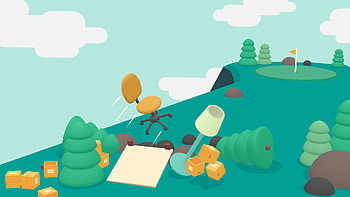 What the Golf? Game | Quirky Golf-Inspired Background, video game, What the Golf? HD wallpaper