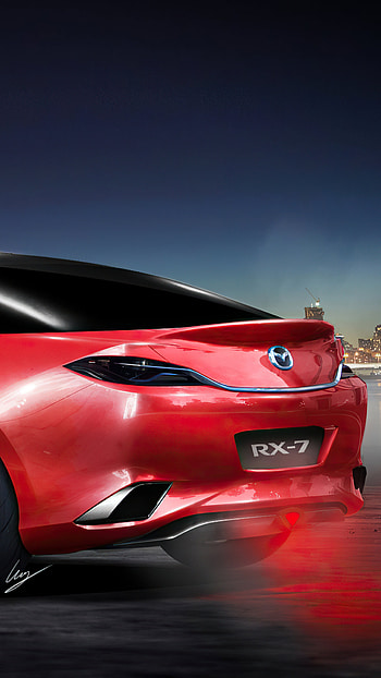 Mazda RX 7, Car art masterpiece, Sony Xperia HD phone wallpaper