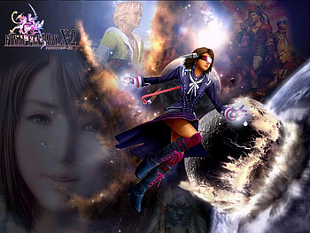 Yuna and Tidus - For all their fans, especially for my lovely niece Lulu12 :), ffx, love story, yuna, tidus HD wallpaper