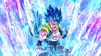 Gogeta Blue From The Movie Dragon Ball Super Broly, gogeta, dragon-ball, anime, artist, artwork, digital-art, pixiv HD wallpaper