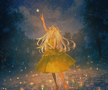Starlit Wish — Anime Girl, Anime, girl, anime girl HD wallpaper