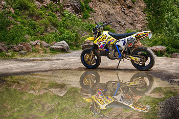 Suzuki DRZ 400 SM, Supermoto HD wallpaper