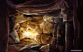 Hoguera, abstract, art, painting, cove HD wallpaper