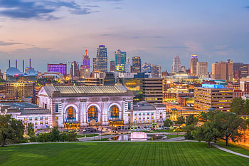 Kansas City Skyline, Security Bank, Urban development, Local banking HD wallpaper