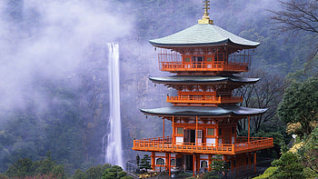 Nachi Falls, Japan HD wallpaper