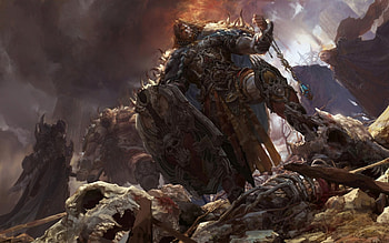knight, shield, skull, bones HD wallpaper