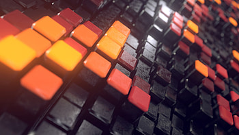 3D, Shapes, Shape, Keys, Squares, Equipment, Apparatus HD wallpaper