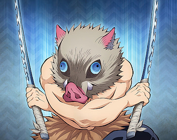 Inosuke Unleashed — Demon Slayer Quad, Anime, Demon Slayer: Kimetsu no Yaiba, Inosuke Hashibira HD wallpaper