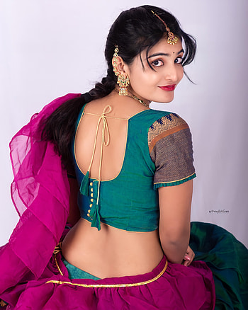 Ananya nagella, face, pink HD phone wallpaper