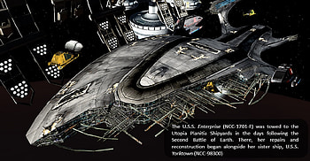 Through The Valley3, Drydock, STO, Iconian War, USS Odyssey HD wallpaper