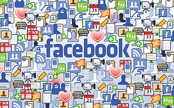 Facebook, colorful, beautiful, abstract HD wallpaper
