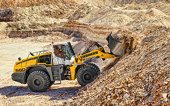 Liebherr L 580, , wheel loaders, 2022 loaders, construction machinery, special equipment, construction equipment, Liebherr HD wallpaper