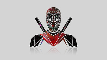 Deadpool, galaxy, artwork, minimal HD wallpaper