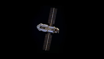 Minimalism , ISS space station, International Space Station, Spacecraft fashion accessory HD wallpaper